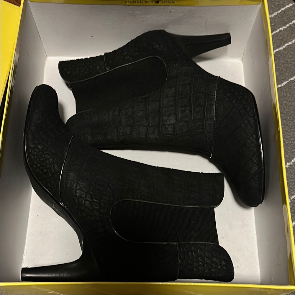 Black Heeled Circa Joan and David Boots